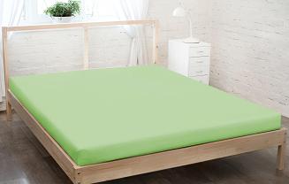 Prześcieradło jersey z gumką 120x200 seledynowy