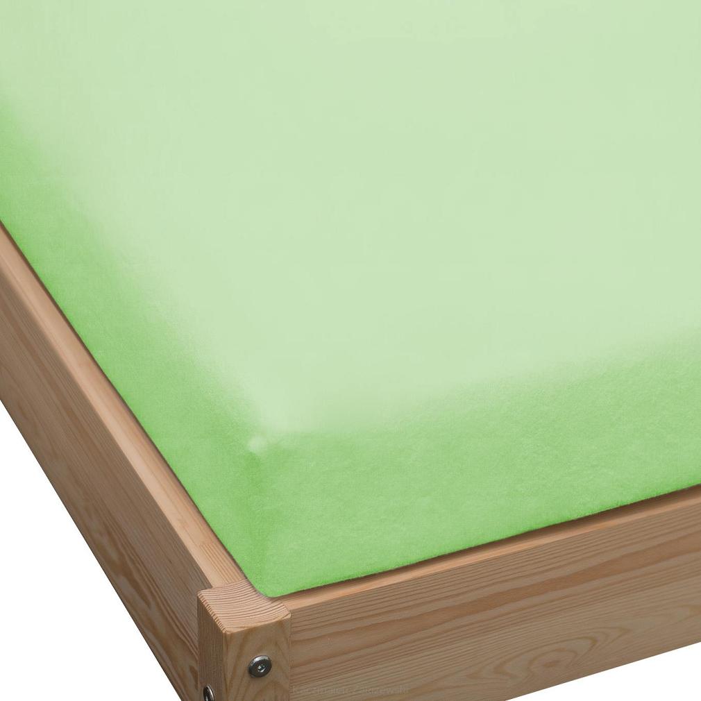 Prześcieradło jersey z gumką 120x200 seledynowy