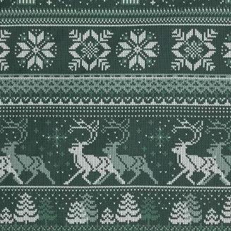 Komplet pościeli świąteczny POS 140x200 Eurofirany ciemnozielony