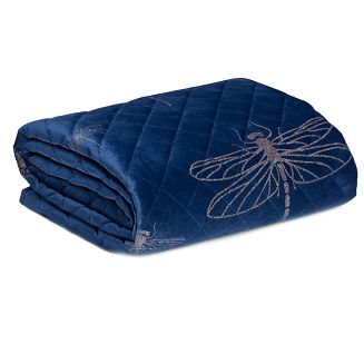 Narzuta dekoracyjna LORI 220x240 granatowy