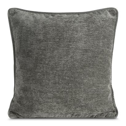 Poszewka dekoracyjna KLARA 45x45 Eurofirany stalowa szenil i welwet