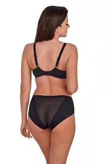 Biustonosz GAIA Semi-soft Sonia 1058 półusztywniany czarny