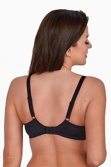 Biustonosz GAIA Semi-soft Sonia 1058 półusztywniany czarny