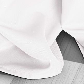 Biała Zasłona Gotowa Do Salonu Na Taśmie 140x300 VIVA