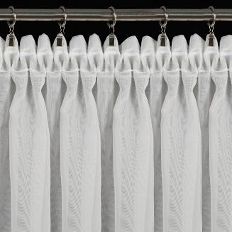 Firana gotowa na taśmie CAROLINE 400x250 Eurofirany biały