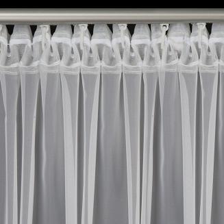 Firana gotowa na taśmie CAROLINE 400x250 Eurofirany biały