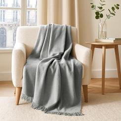 Koc T Bawełniany/BA896/200x220 j.popiel