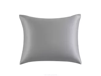 Jedwabna poszewka na poduszkę 50x70 jedwab morwowy szara