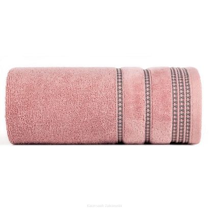 Ręcznik bawełniany AMANDA 70x140 Eurofirany pudrowy