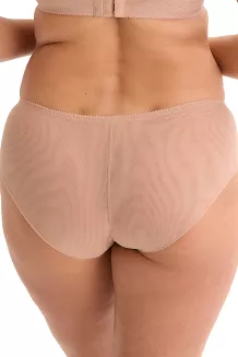 Figi damskie bikini z koronką Emanuela 038 beżowe