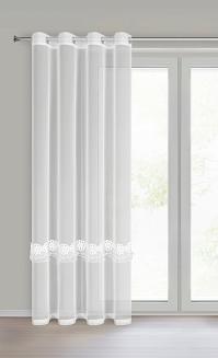 Firana gotowa na przelotkach ISOLA 140x250 Eurofirany biały