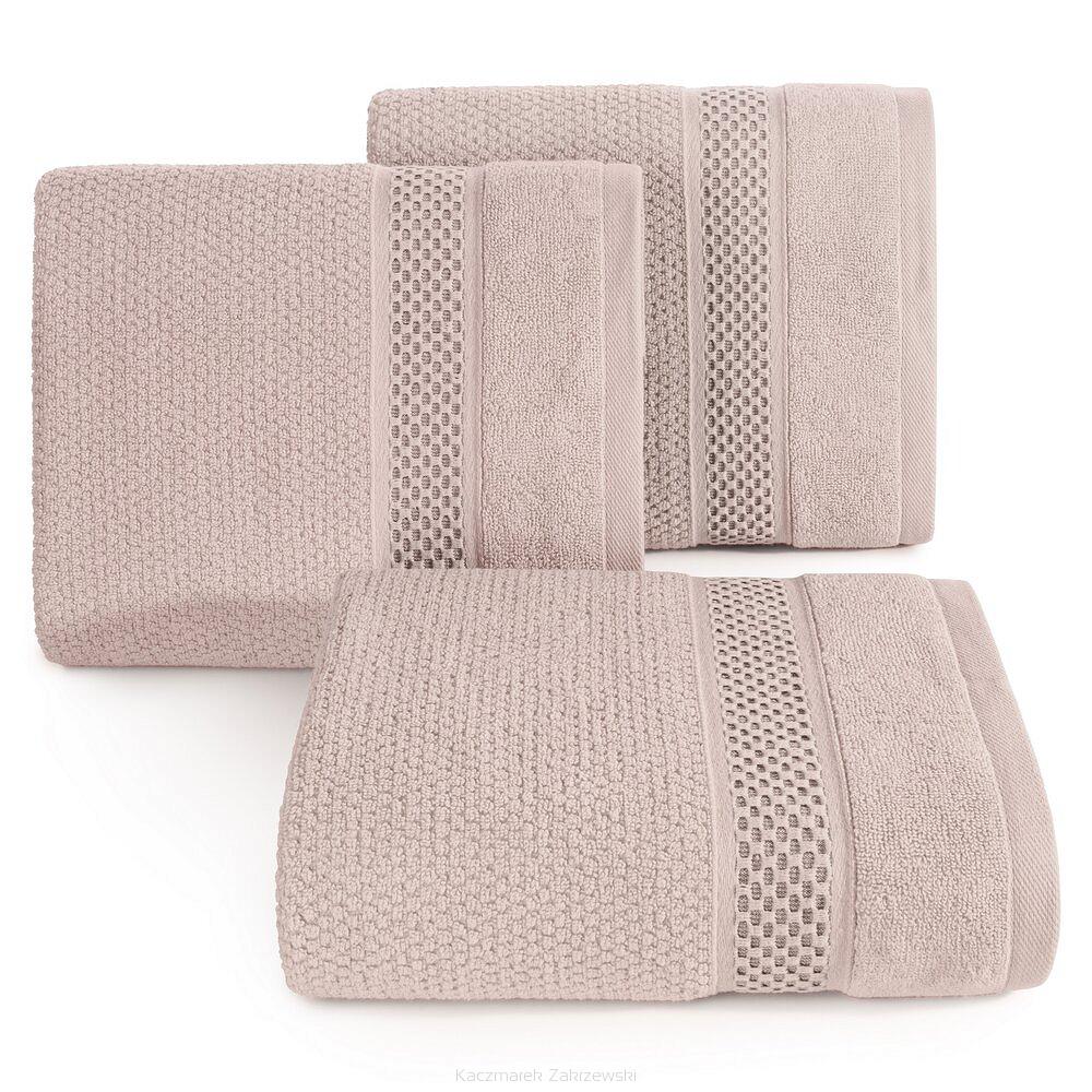 Ręcznik bawełniany DANNY 50x90 Eurofirany pudrowy