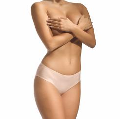 Figi damskie bezszwowe Babell kod 2001 beżowe