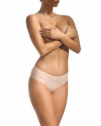 Figi damskie bezszwowe Babell kod 2001 beżowe