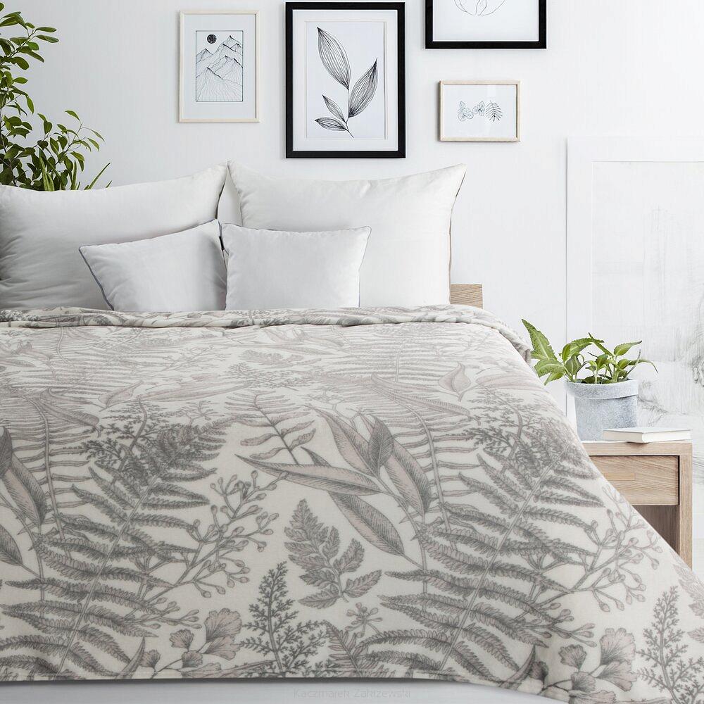 Koc narzuta LUNA 150x200 Eurofirany kremowy