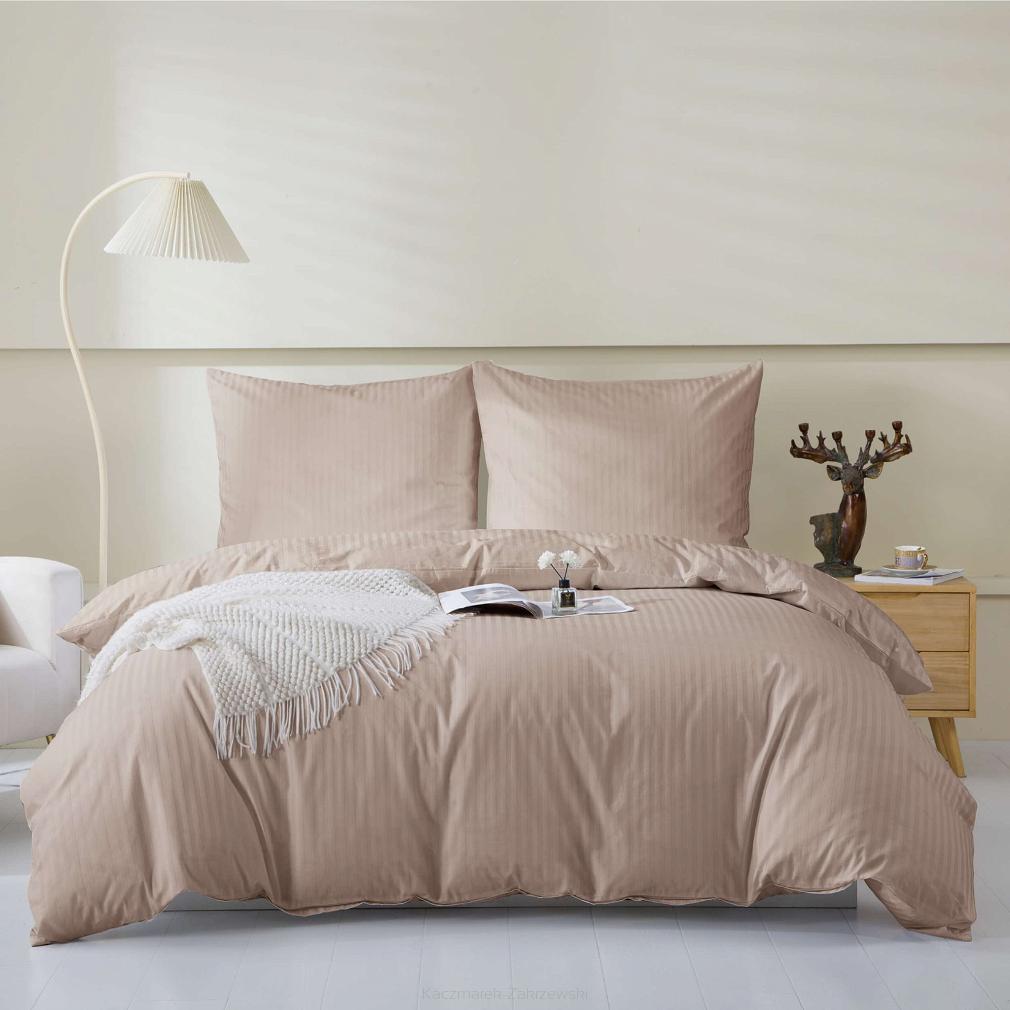 Komplet pościeli adamaszek satyna bawełniana 220x200 kaszmirowa