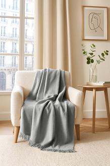 Koc T Bawełniany/BA896/150x200 j.popiel