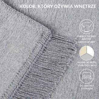 Koc T Bawełniany/BA896/150x200 j.popiel