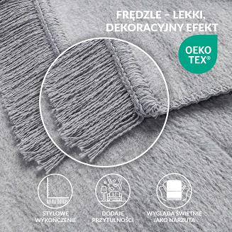 Koc T Bawełniany/BA896/150x200 j.popiel