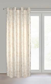 Zasłona gotowa na przelotkach ELISE 140x250 Eurofirany biały