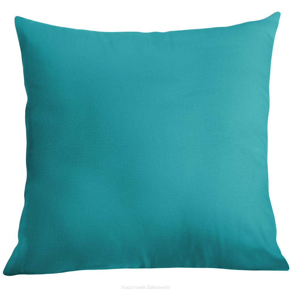 Poszewka bawełniana SIMPLY 40x40 ciemno turkusowa