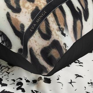 Pościel satynowa EVA 160x200 Eva Minge Eurofirany jasnobrązowy