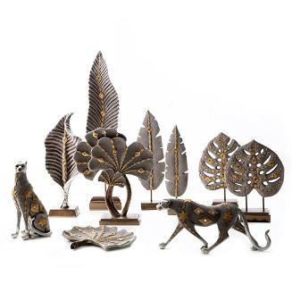 Figurka dekoracyjna KALI Eurofirany srebrny