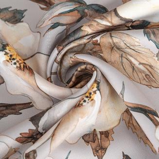 Zasłona gotowa na przelotkach SIMONA 140x250 Eurofirany beżowy