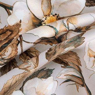 Zasłona gotowa na przelotkach SIMONA 140x250 Eurofirany beżowy