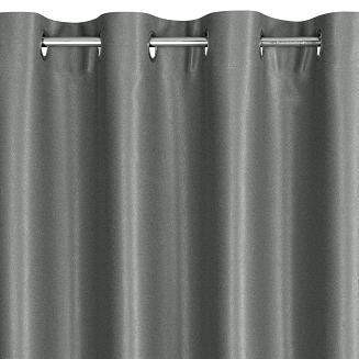 Zasłona gotowa na przelotkach SELINA 140x250 Eurofirany stalowy