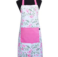 Bawełniany Fartuch Kuchenny 60x75 RÓŻE