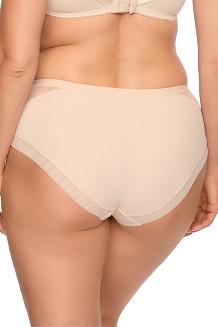 Figi damskie z koronką Paris 1302 beżowe