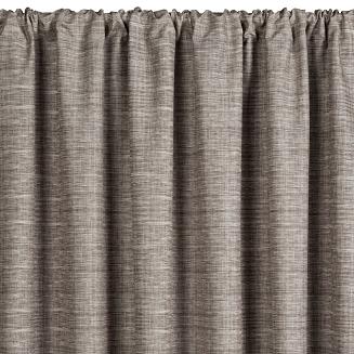 Zasłona gotowa na taśmie GARDEN 155x200 Eurofirany brązowy