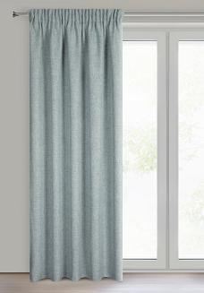 Zasłona gotowa na taśmie JULA2 140x270 Eurofirany niebieski