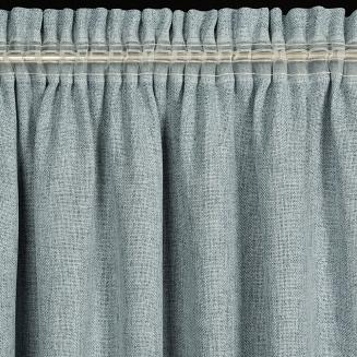 Zasłona gotowa na taśmie JULA2 140x270 Eurofirany niebieski