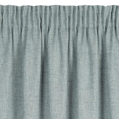 Zasłona gotowa na taśmie JULA2 140x270 Eurofirany niebieska z efektem melanżu