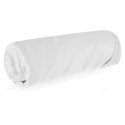 Prześcieradło z gumką satynowe Nova 180x200 Eurofirany biały