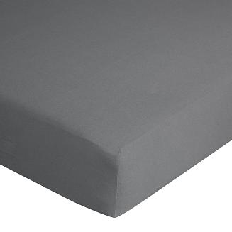 Prześcieradło jersey z gumką  160x200 Eurofirany stalowy