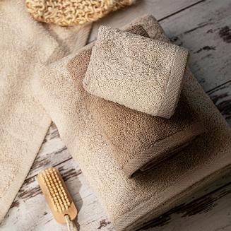 Ręcznik bawełniany gładki HARRY 30x50 jasnobeżowy
