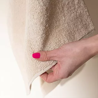 Ręcznik bawełniany gładki HARRY 30x50 jasnobeżowy