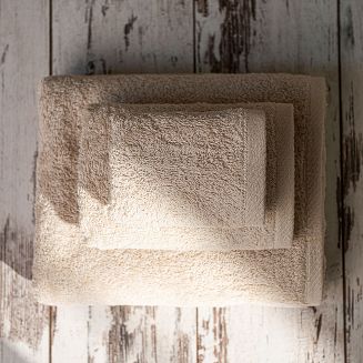 Ręcznik bawełniany gładki HARRY 30x50 jasnobeżowy