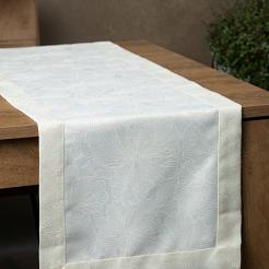 Obrus dekoracyjny LILIAN 40x140 Eurofirany kremowy