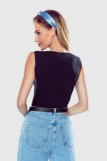 Body damskie bez rękawów Berna czarne