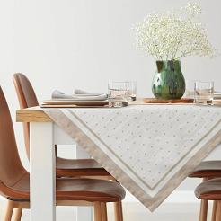 Obrus dekoracyjny SUMMER15 90x90 Eurofirany naturalny