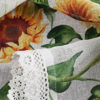 Firana gotowa HELIA 150x60 Eurofirany żółty