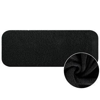 Ręcznik GŁADKI-2 50x100 Eurofirany czarny