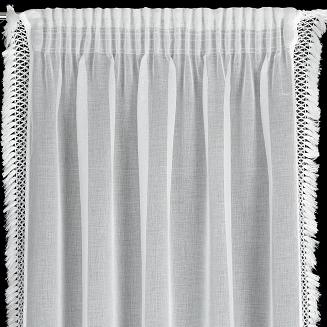 Firana gotowa na taśmie KIRA 140x270 Eurofirany biały