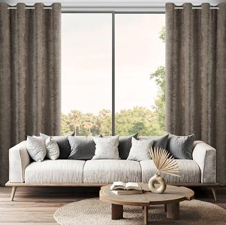 Zasłona gotowa na przelotkach VANI 140x250 Eurofirany beżowy