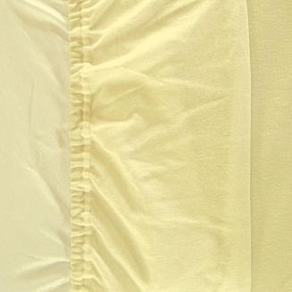 Prześcieradło ochronne z gumką jersey 80x200 Darymex kremowe
