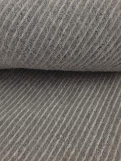 Koc z wełny nowozelandzkiej MAGDA 150x200 diagonalny szary